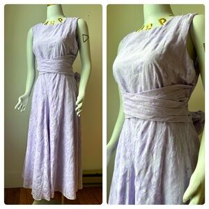 VINTAGE Coldwater Creek Floral Tie Back Dress, 14